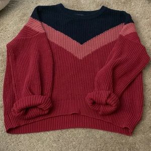 1. STATE KNIT BUBBLE SLEEVE SWEATER